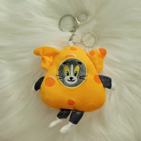 Tom & Jerry Plush Keychain Set